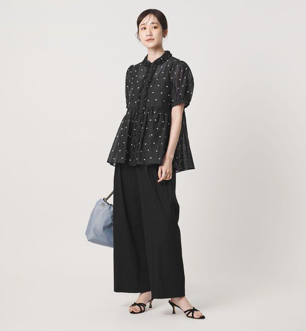 UNITED ARROWS「NALYA リラックス ワイドパンツ ‐ウォッシャブル‐」|スラックス|