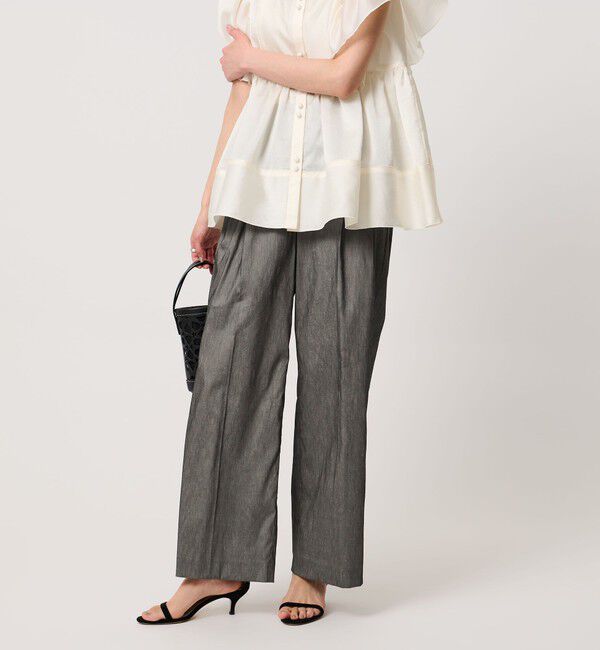 UNITED ARROWS「NALYA リラックス ワイドパンツ ‐ウォッシャブル‐」|スラックス|