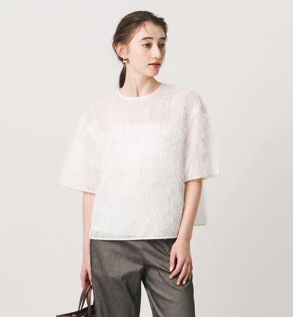UNITED ARROWS「フリンジ Tシャツ ブラウス」|シャツ・ブラウス|