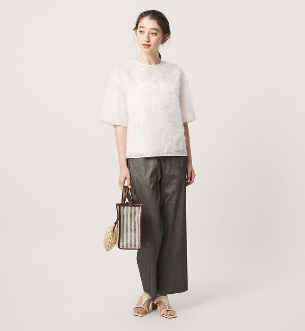 UNITED ARROWS「フリンジ Tシャツ ブラウス」|シャツ・ブラウス|