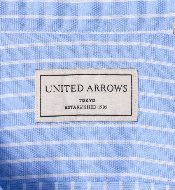 UNITED ARROWS「イージーケア AG パナマ ストライプ カッタウェイカラー シャツ 抗菌防臭 通気性」|シャツ・ブラウス|