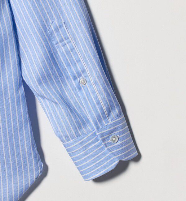 UNITED ARROWS「イージーケア AG パナマ ストライプ カッタウェイカラー シャツ 抗菌防臭 通気性」|シャツ・ブラウス|
