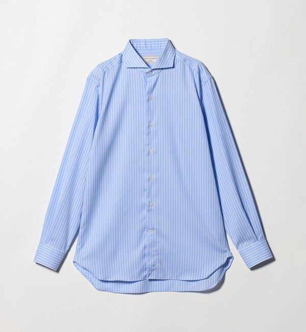 UNITED ARROWS「イージーケア AG パナマ ストライプ カッタウェイカラー シャツ 抗菌防臭 通気性」|シャツ・ブラウス|