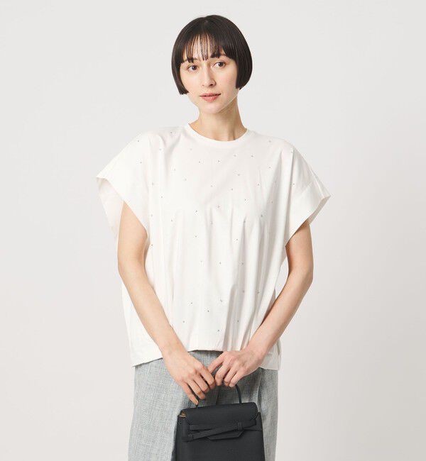 UNITED ARROWS「ビジュー Tシャツ ‐接触冷感‐」|Tシャツ・カットソー|