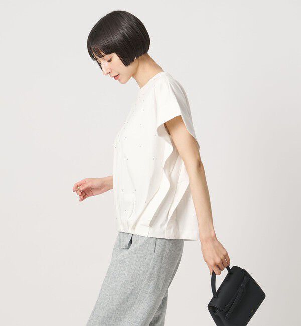 UNITED ARROWS「ビジュー Tシャツ ‐接触冷感‐」|Tシャツ・カットソー|