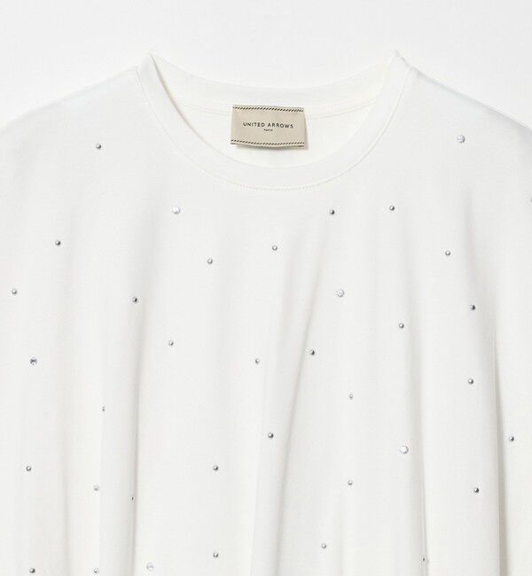 UNITED ARROWS「ビジュー Tシャツ ‐接触冷感‐」|Tシャツ・カットソー|