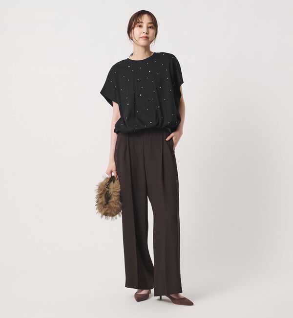 UNITED ARROWS「ビジュー Tシャツ ‐接触冷感‐」|Tシャツ・カットソー|