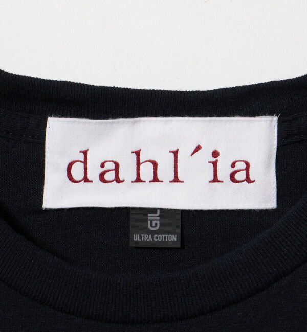 UNITED ARROWS「＜dahl&rsquo;ia＞フリル スリーブ Tシャツ」|Tシャツ・カットソー|