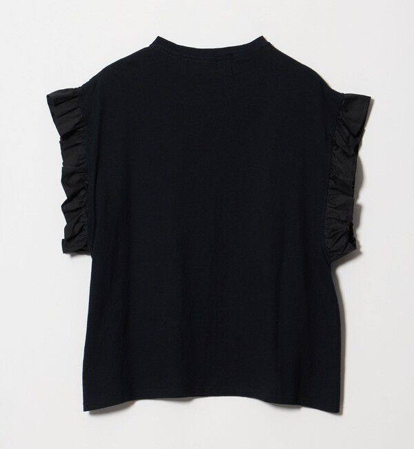 UNITED ARROWS「＜dahl&rsquo;ia＞フリル スリーブ Tシャツ」|Tシャツ・カットソー|