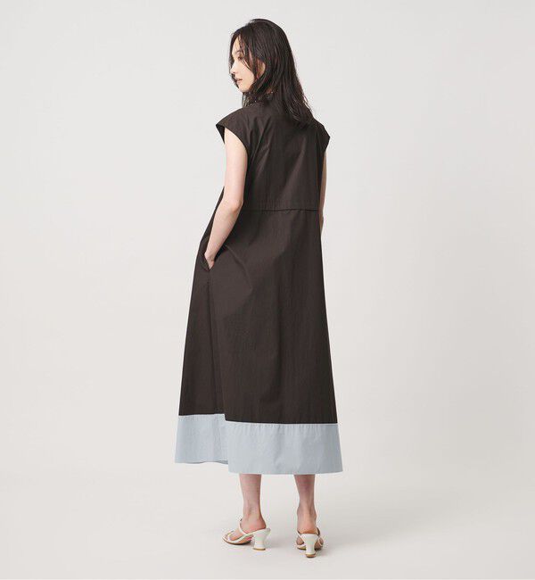 UNITED ARROWS「シルキー ピンタック ワンピース ‐ウォッシャブル‐」|ワンピース|