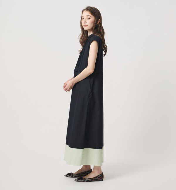 UNITED ARROWS「シルキー ピンタック ワンピース ‐ウォッシャブル‐」|ワンピース|