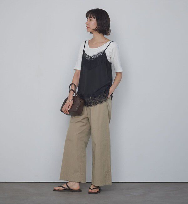 UNITED ARROWS green label relaxing「カップデザインネックTシャツ / カップインナー」|Tシャツ・カットソー|