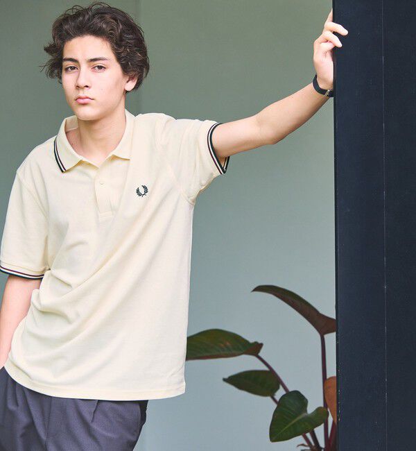 UNITED ARROWS green label relaxing「＜FRED PERRY＞ツインティップ ポロシャツ」|ポロシャツ|OFF WHITE