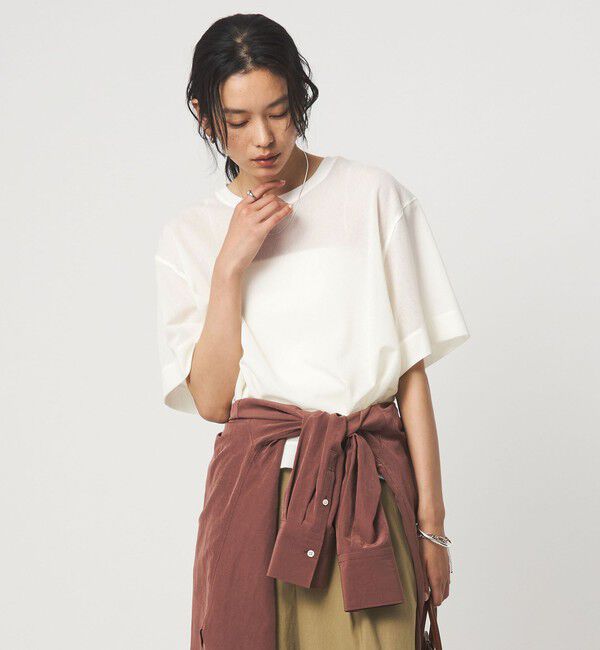 UNITED ARROWS green label relaxing「シアー メッシュ クルーネック プルオーバー カットソー」|Tシャツ・カットソー|