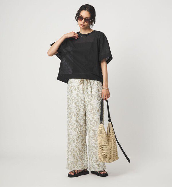 UNITED ARROWS green label relaxing「シアー メッシュ クルーネック プルオーバー カットソー」|Tシャツ・カットソー|