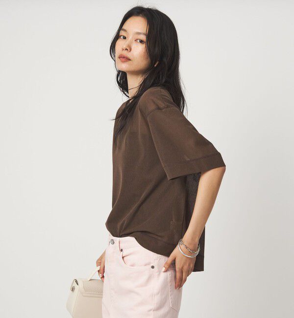 UNITED ARROWS green label relaxing「シアー メッシュ クルーネック プルオーバー カットソー」|Tシャツ・カットソー|