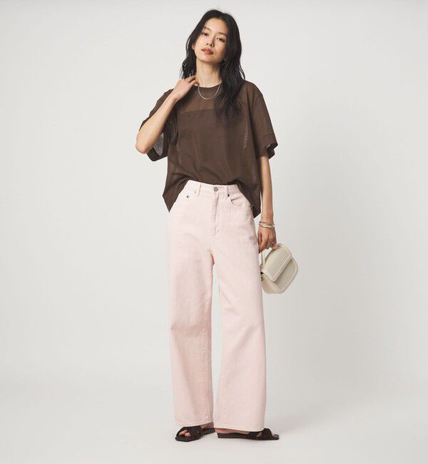 UNITED ARROWS green label relaxing「シアー メッシュ クルーネック プルオーバー カットソー」|Tシャツ・カットソー|