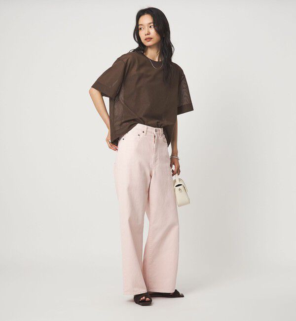 UNITED ARROWS green label relaxing「シアー メッシュ クルーネック プルオーバー カットソー」|Tシャツ・カットソー|