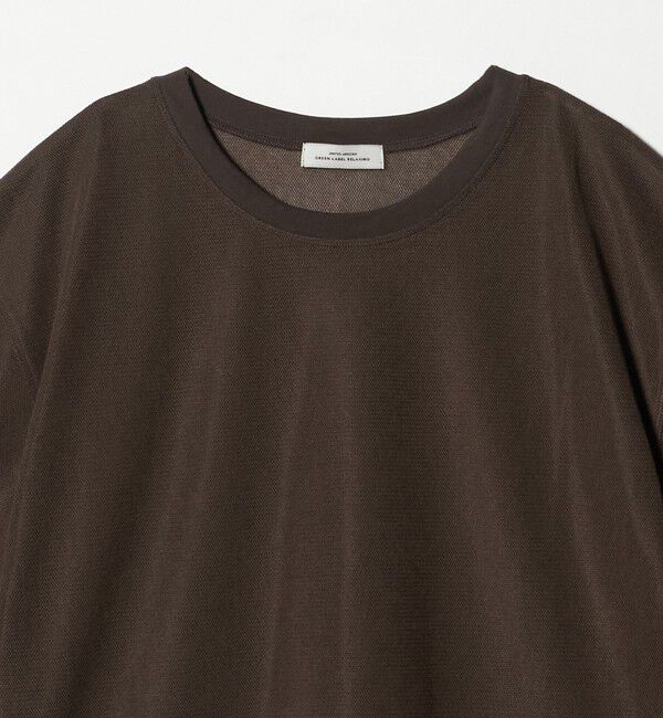UNITED ARROWS green label relaxing「シアー メッシュ クルーネック プルオーバー カットソー」|Tシャツ・カットソー|