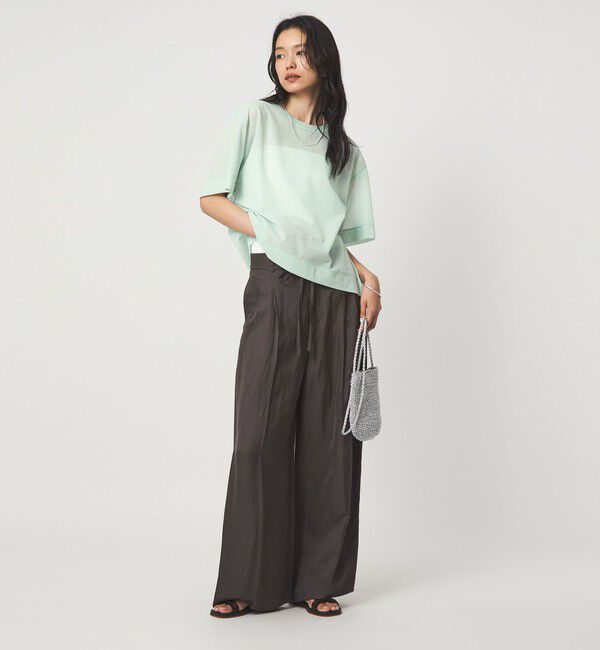 UNITED ARROWS green label relaxing「シアー メッシュ クルーネック プルオーバー カットソー」|Tシャツ・カットソー|
