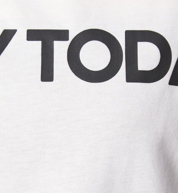 UNITED ARROWS green label relaxing「ヘムギャザー ロゴ Tシャツ」|Tシャツ・カットソー|