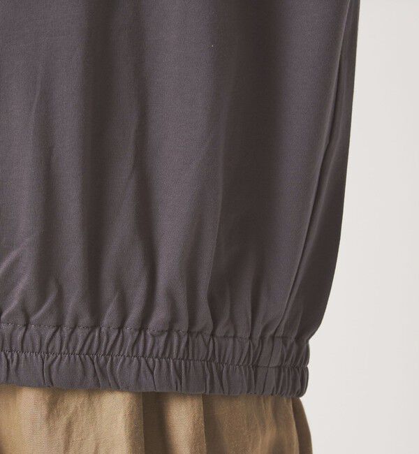 UNITED ARROWS green label relaxing「ヘムギャザー ロゴ Tシャツ」|Tシャツ・カットソー|
