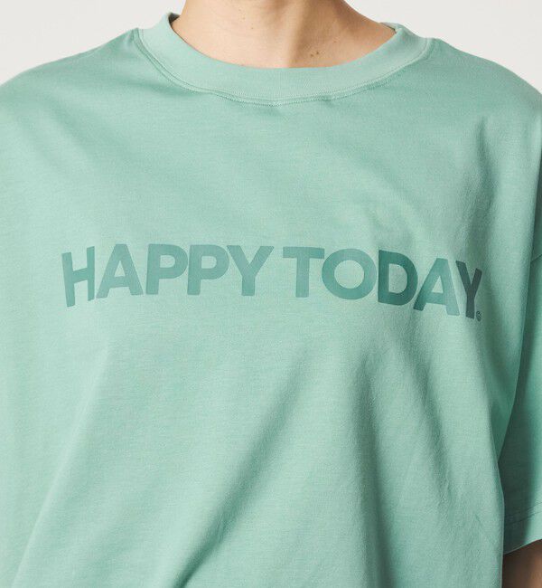 UNITED ARROWS green label relaxing「ヘムギャザー ロゴ Tシャツ」|Tシャツ・カットソー|