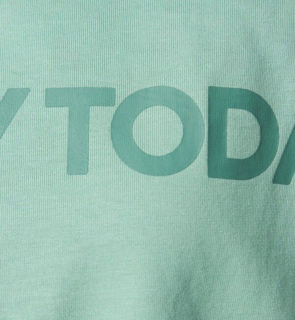 UNITED ARROWS green label relaxing「ヘムギャザー ロゴ Tシャツ」|Tシャツ・カットソー|