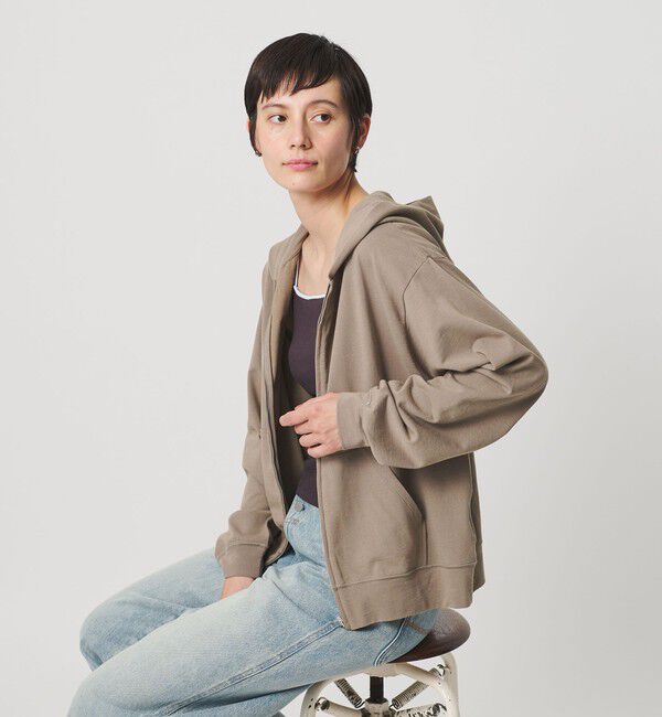 BEAUTY&YOUTH UNITED ARROWS「コットン UVカット ジップパーカー」|パーカー|