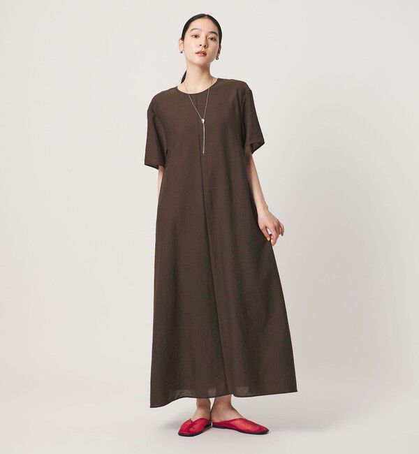 BEAUTY&YOUTH UNITED ARROWS「シアー バックリボン ワンピース ウォッシャブル」|ワンピース|