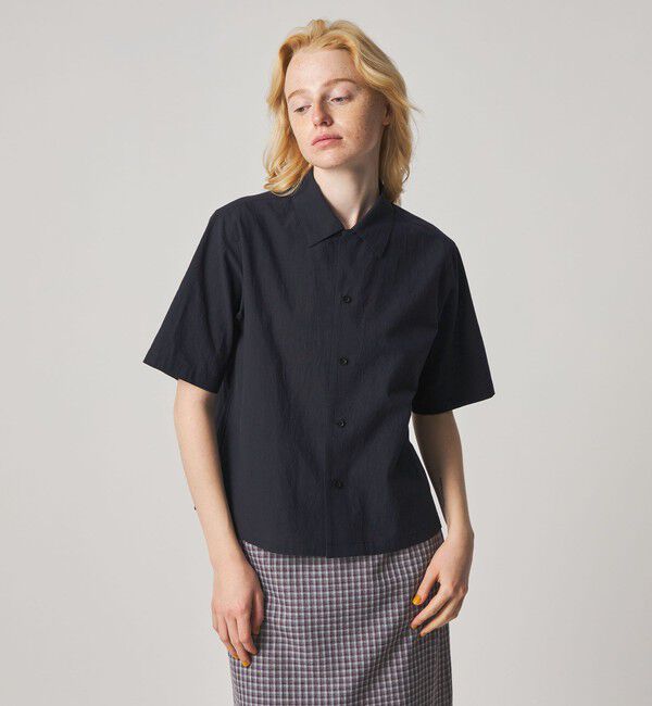 STEVEN ALAN「＜Steven Alan＞コットン ショートスリーブ シャツ」|シャツ・ブラウス|
