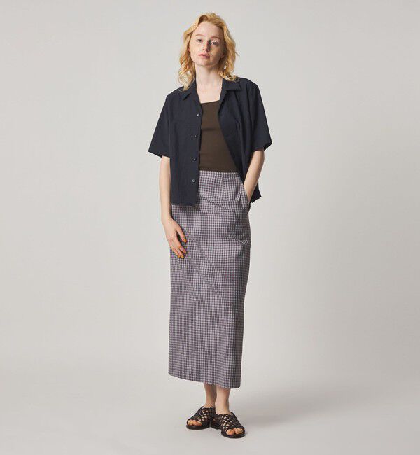STEVEN ALAN「＜Steven Alan＞コットン ショートスリーブ シャツ」|シャツ・ブラウス|