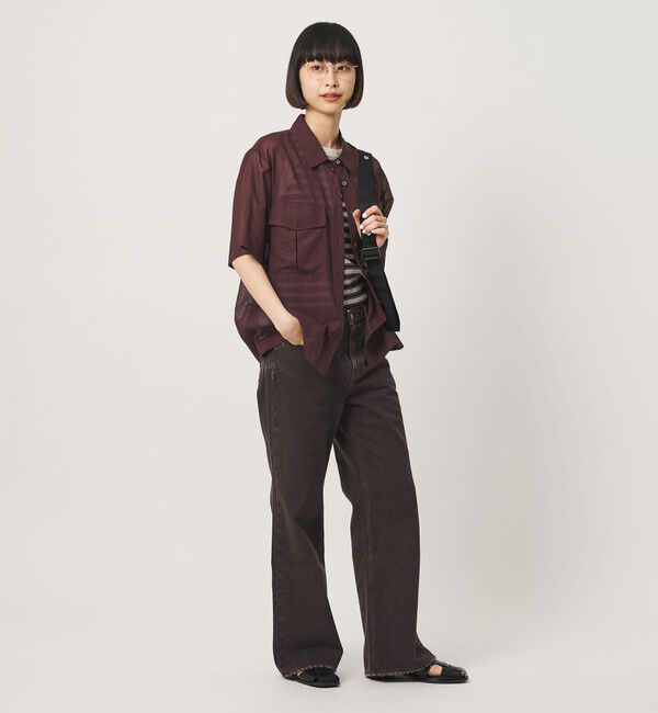 BEAUTY&YOUTH UNITED ARROWS「コットンツイル シアー サファリシャツ」|シャツ・ブラウス|