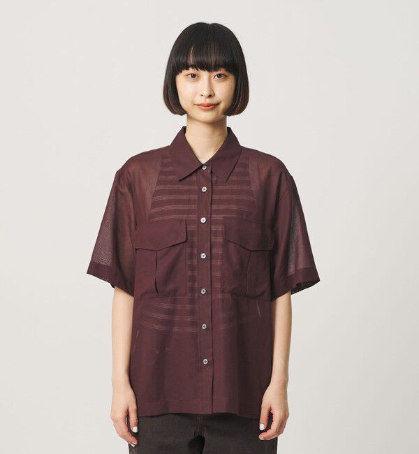 BEAUTY&YOUTH UNITED ARROWS「コットンツイル シアー サファリシャツ」|シャツ・ブラウス|