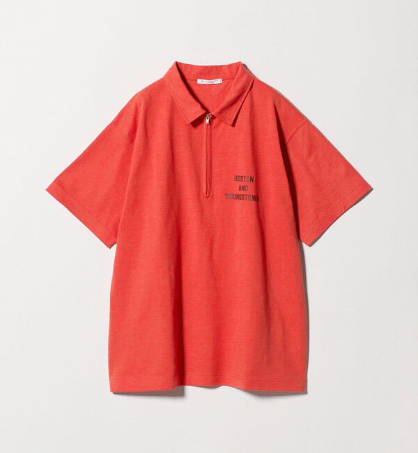 BEAUTY&YOUTH UNITED ARROWS「コットンポリエステル ジップ ビッグ ポロシャツ」|ポロシャツ|