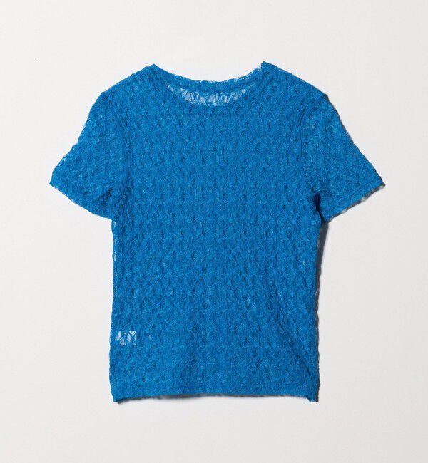 BEAUTY&YOUTH UNITED ARROWS「フラワーレース ショートスリーブ プルオーバー」|Tシャツ・カットソー|