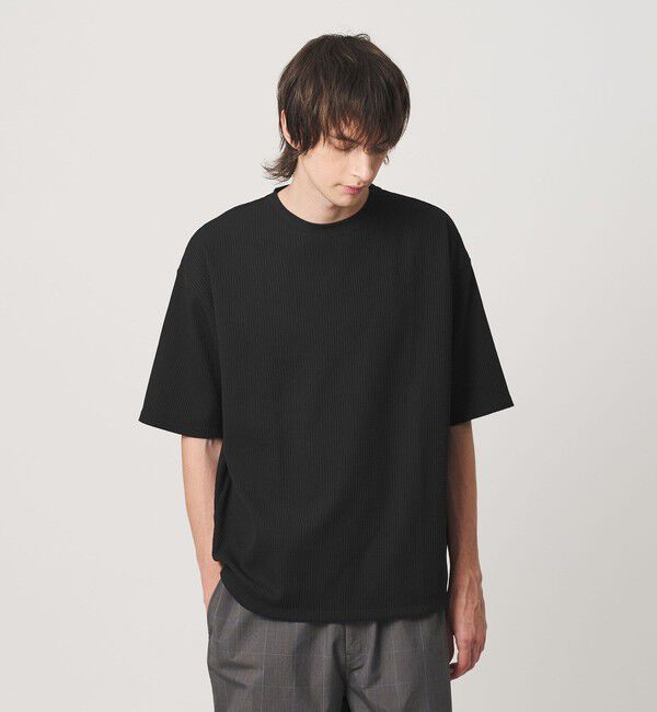 BEAUTY&YOUTH UNITED ARROWS「テック サーマル アジャスト クルーネック Tシャツ」|Tシャツ・カットソー|BLACK