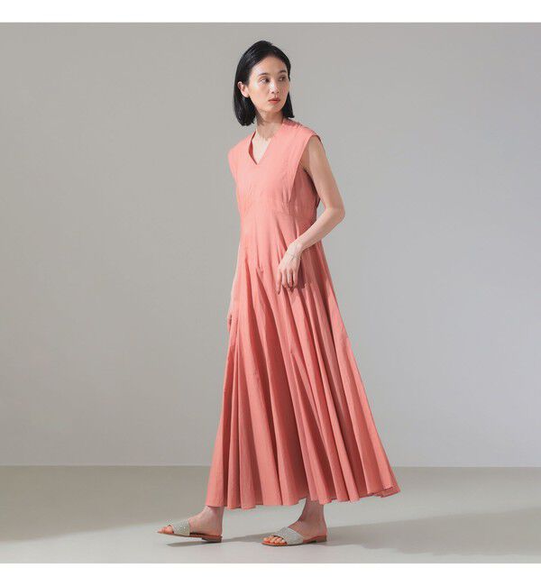 Demi-Luxe BEAMS 「【別注】MARIHA / 夏の月のワンピース ソリッド」|ワンピース|別注SEPIA_ROSE