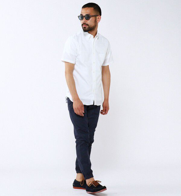 BEAMS「BEAMS PLUS / COOLMAX（R） ショートスリーブ ボタンダウン シャツ」|シャツ・ブラウス|