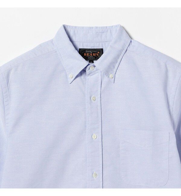 BEAMS「BEAMS PLUS / COOLMAX（R） ショートスリーブ ボタンダウン シャツ」|シャツ・ブラウス|