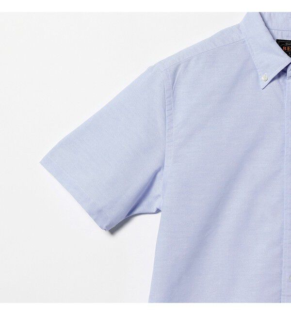 BEAMS「BEAMS PLUS / COOLMAX（R） ショートスリーブ ボタンダウン シャツ」|シャツ・ブラウス|
