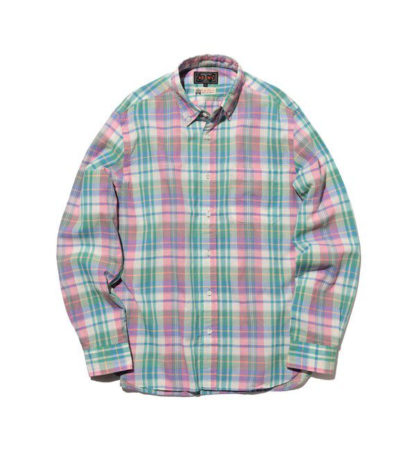 BEAMS PLUS「B.D. Madras」|シャツ・ブラウス|PINK