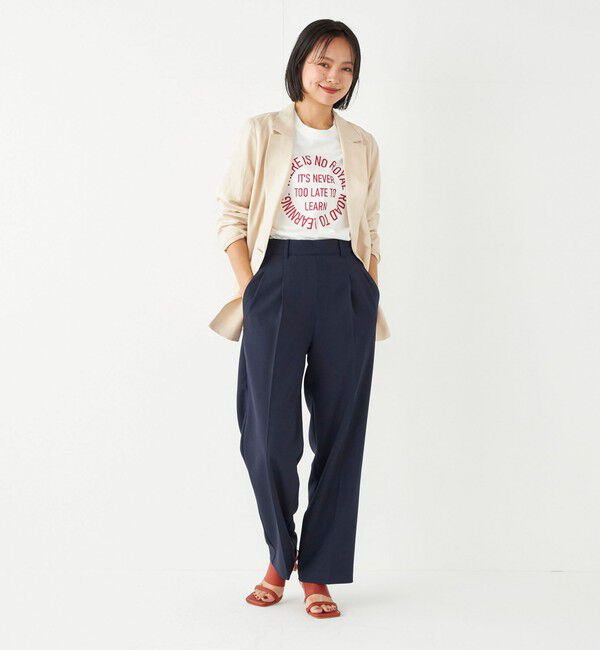 SHIPS Colors 「SHIPS Colors:〈洗濯機可能〉2タック ストレート パンツ」|その他|