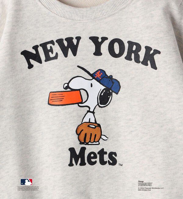 SHIPS KIDS「SHIPS KIDS:85～95cm / スヌーピー&times;MLB スウェット」|スウェット・ジャージ|