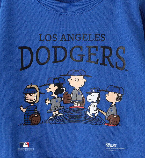 SHIPS KIDS「SHIPS KIDS:85～95cm / スヌーピー&times;MLB スウェット」|スウェット・ジャージ|