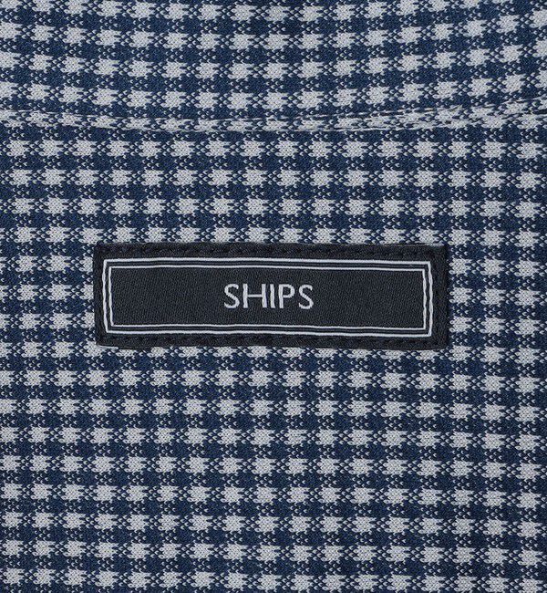 SHIPS「SHIPS: ジャージー ギンガムチェック ワンピースカラー シャツ」|Tシャツ・カットソー|