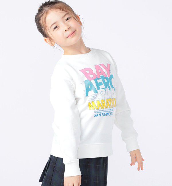 SHIPS KIDS「SHIPS KIDS:100～130cm /ヴィンテージ プリント スウェット」|スウェット・ジャージ|