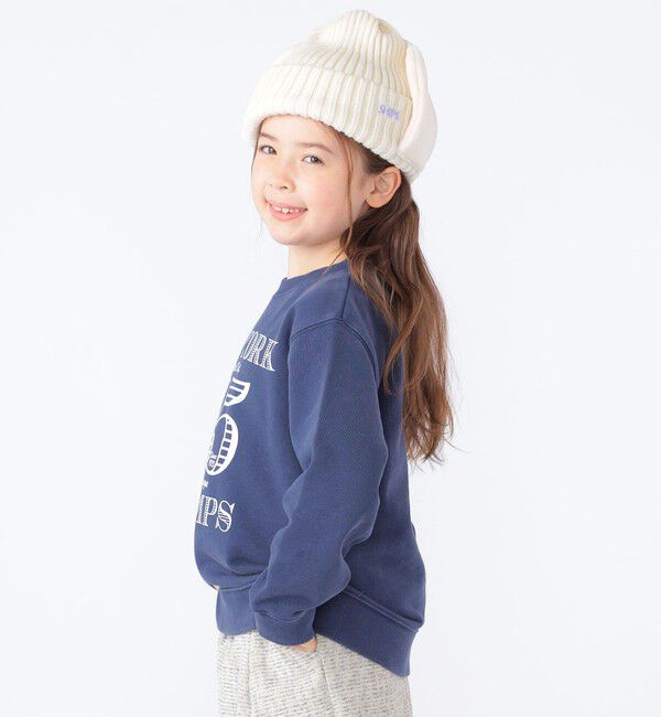 SHIPS KIDS「SHIPS KIDS:100～130cm /ヴィンテージ プリント スウェット」|スウェット・ジャージ|