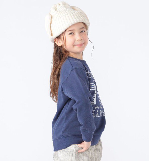 SHIPS KIDS「SHIPS KIDS:100～130cm /ヴィンテージ プリント スウェット」|スウェット・ジャージ|