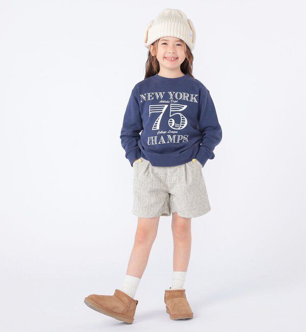 SHIPS KIDS「SHIPS KIDS:100～130cm /ヴィンテージ プリント スウェット」|スウェット・ジャージ|